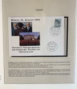 DEUTSCHLAND FEIERT: 40 Jahre Bundesrepublik Motivsammlung in 3 Lindner Ringbindern