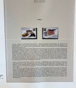 DEUTSCHLAND FEIERT: 40 Jahre Bundesrepublik Motivsammlung in 3 Lindner Ringbindern