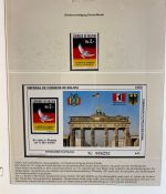 DEUTSCHLAND FEIERT: 40 Jahre Bundesrepublik Motivsammlung in 3 Lindner Ringbindern