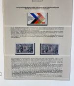 DEUTSCHLAND FEIERT: 40 Jahre Bundesrepublik Motivsammlung in 3 Lindner Ringbindern