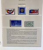 DEUTSCHLAND FEIERT: 40 Jahre Bundesrepublik Motivsammlung in 3 Lindner Ringbindern