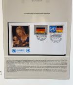 DEUTSCHLAND FEIERT: 40 Jahre Bundesrepublik Motivsammlung in 3 Lindner Ringbindern