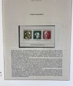 DEUTSCHLAND FEIERT: 40 Jahre Bundesrepublik Motivsammlung in 3 Lindner Ringbindern