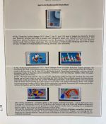 DEUTSCHLAND FEIERT: 40 Jahre Bundesrepublik Motivsammlung in 3 Lindner Ringbindern