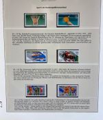 DEUTSCHLAND FEIERT: 40 Jahre Bundesrepublik Motivsammlung in 3 Lindner Ringbindern