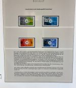 DEUTSCHLAND FEIERT: 40 Jahre Bundesrepublik Motivsammlung in 3 Lindner Ringbindern