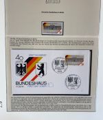 DEUTSCHLAND FEIERT: 40 Jahre Bundesrepublik Motivsammlung in 3 Lindner Ringbindern