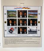 DEUTSCHLAND FEIERT: 40 Jahre Bundesrepublik Motivsammlung in 3 Lindner Ringbindern
