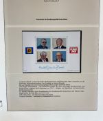 DEUTSCHLAND FEIERT: 40 Jahre Bundesrepublik Motivsammlung in 3 Lindner Ringbindern