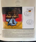 DEUTSCHLAND FEIERT: 40 Jahre Bundesrepublik Motivsammlung in 3 Lindner Ringbindern