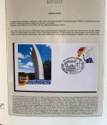 DEUTSCHLAND FEIERT: 40 Jahre Bundesrepublik Motivsammlung in 3 Lindner Ringbindern