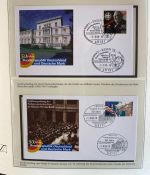 DEUTSCHLAND FEIERT: 40 Jahre Bundesrepublik Motivsammlung in 3 Lindner Ringbindern