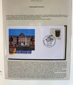 DEUTSCHLAND FEIERT: 40 Jahre Bundesrepublik Motivsammlung in 3 Lindner Ringbindern