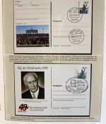 DEUTSCHLAND FEIERT: 40 Jahre Bundesrepublik Motivsammlung in 3 Lindner Ringbindern