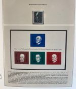 DEUTSCHLAND FEIERT: 40 Jahre Bundesrepublik Motivsammlung in 3 Lindner Ringbindern