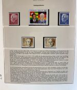 DEUTSCHLAND FEIERT: 40 Jahre Bundesrepublik Motivsammlung in 3 Lindner Ringbindern