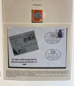 DEUTSCHLAND FEIERT: 40 Jahre Bundesrepublik Motivsammlung in 3 Lindner Ringbindern