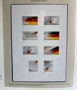 DEUTSCHLAND FEIERT: 40 Jahre Bundesrepublik Motivsammlung in 3 Lindner Ringbindern