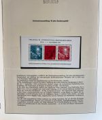 DEUTSCHLAND FEIERT: 40 Jahre Bundesrepublik Motivsammlung in 3 Lindner Ringbindern