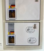 DEUTSCHLAND FEIERT: 40 Jahre Bundesrepublik Motivsammlung in 3 Lindner Ringbindern