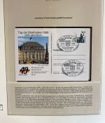 DEUTSCHLAND FEIERT: 40 Jahre Bundesrepublik Motivsammlung in 3 Lindner Ringbindern