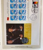 DEUTSCHLAND FEIERT: 40 Jahre Bundesrepublik Motivsammlung in 3 Lindner Ringbindern