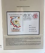 DEUTSCHLAND FEIERT: 40 Jahre Bundesrepublik Motivsammlung in 3 Lindner Ringbindern