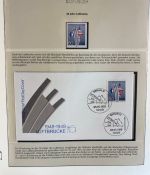 DEUTSCHLAND FEIERT: 40 Jahre Bundesrepublik Motivsammlung in 3 Lindner Ringbindern