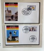DEUTSCHLAND FEIERT: 40 Jahre Bundesrepublik Motivsammlung in 3 Lindner Ringbindern