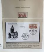 DEUTSCHLAND FEIERT: 40 Jahre Bundesrepublik Motivsammlung in 3 Lindner Ringbindern