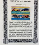 IRRTÜMER AUF BRIEFMARKEN Motivsammlung mit über 160 Seiten aus Abo im Ringbinder