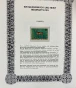 IRRTÜMER AUF BRIEFMARKEN Motivsammlung mit über 160 Seiten aus Abo im Ringbinder