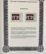 IRRTÜMER AUF BRIEFMARKEN Motivsammlung mit über 160 Seiten aus Abo im Ringbinder