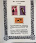 IRRTÜMER AUF BRIEFMARKEN Motivsammlung mit über 160 Seiten aus Abo im Ringbinder