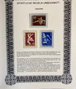 IRRTÜMER AUF BRIEFMARKEN Motivsammlung mit über 160 Seiten aus Abo im Ringbinder