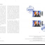 DAVID BOWIE 75. Geburtstag - Briefmarke - Sonderkarte Sonderstempel Ersttag!