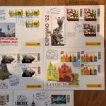 MESSEBELEGE 2020-2022 Jahrgang komplett - mit Cachet Messebriefe 8 Stück!