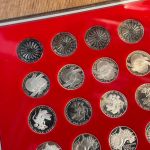 24 x 10 DM Olympiade 1972 PP DFGJ komplett Serie I-VI – in Lindner Münzbox