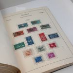 DDR Sammlung + SBZ gestempelt – 1945-1990 auf KABE Vordruck in 3 Schraubendecken