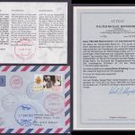 SOJUS TMA-04M Weltraumbrief ISS Bordpost | Attest Hopferweiser BPP | Vatikan