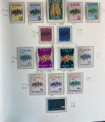 EUROPA CEPT Sammlung 1956-1975 postfrisch aus Abo - in Borek Ringbinder