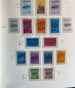 EUROPA CEPT Sammlung 1956-1975 postfrisch aus Abo - in Borek Ringbinder