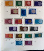 EUROPA CEPT Sammlung 1956-1975 postfrisch aus Abo - in Borek Ringbinder