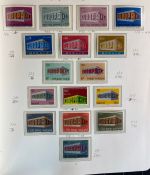 EUROPA CEPT Sammlung 1956-1975 postfrisch aus Abo - in Borek Ringbinder
