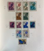 EUROPA CEPT Sammlung 1956-1975 postfrisch aus Abo - in Borek Ringbinder