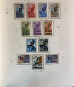 EUROPA CEPT Sammlung 1956-1975 postfrisch aus Abo - in Borek Ringbinder
