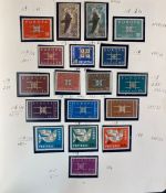 EUROPA CEPT Sammlung 1956-1975 postfrisch aus Abo - in Borek Ringbinder