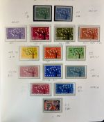 EUROPA CEPT Sammlung 1956-1975 postfrisch aus Abo - in Borek Ringbinder