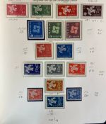 EUROPA CEPT Sammlung 1956-1975 postfrisch aus Abo - in Borek Ringbinder