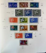 EUROPA CEPT Sammlung 1956-1975 postfrisch aus Abo - in Borek Ringbinder